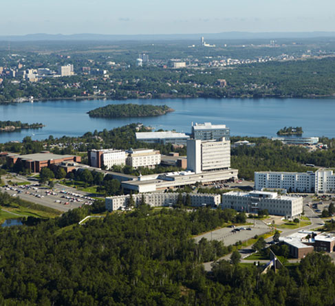 Laurentian University aerial view